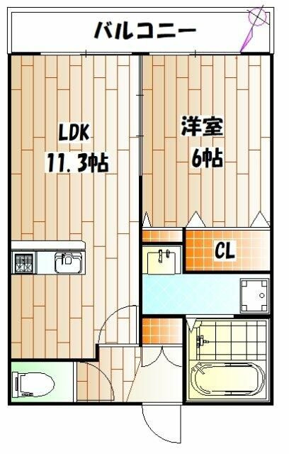 ディアＳＴⅠの間取り