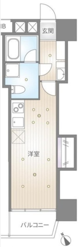 門前仲町東豊エステートの間取り