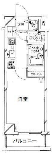 パークウェル中野中央の間取り