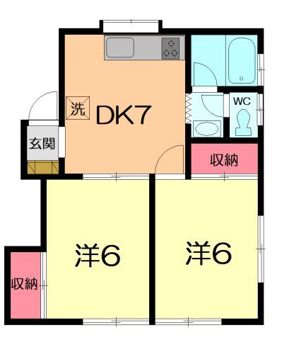 【間取り】 | 島村コーポ