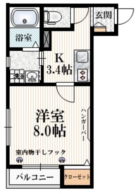 メゾン奈良の間取り