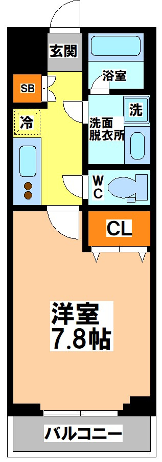 小金井市本町５丁目の賃貸マンションの間取り