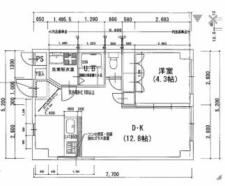 新山下三番館の間取り