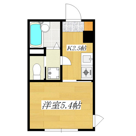 エクセル十条の間取り|東向きの角部屋です♪