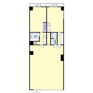 Beシンク【　1階路面店　】の間取り