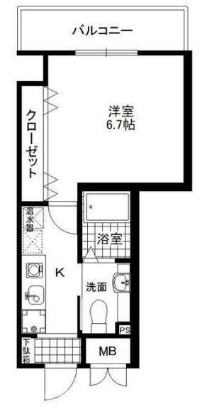 アロハ三宮の間取り