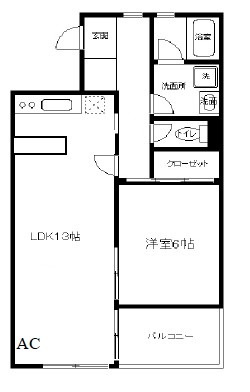 ピエタテール富士見の間取り|間取りです。