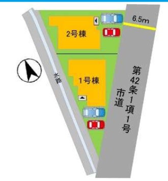 福岡市城南区片江２丁目の新築一戸建の区画図