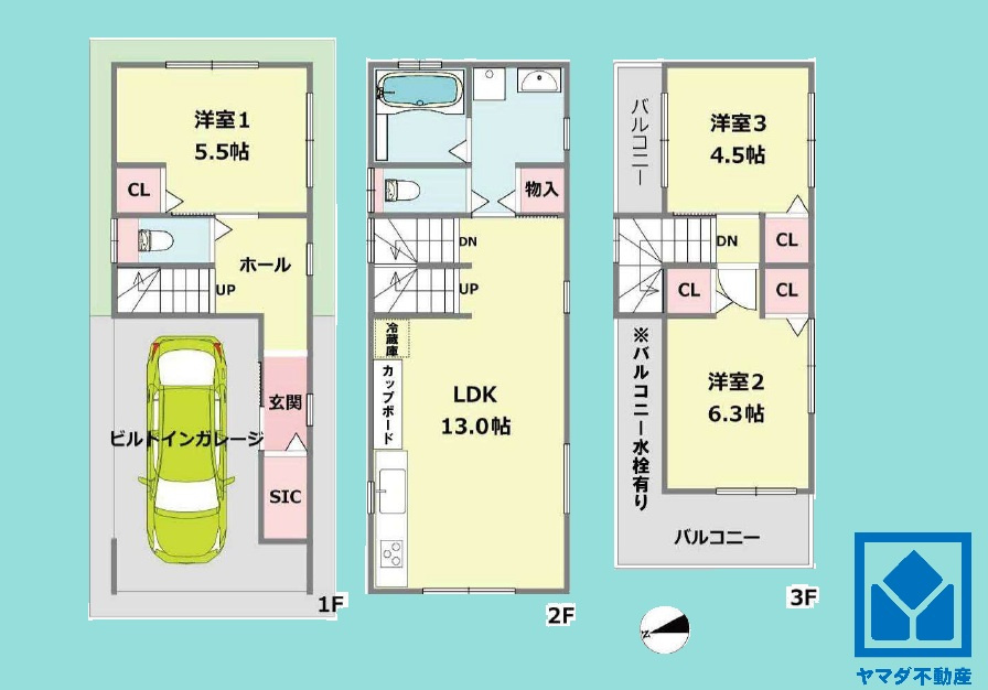 尼崎市常松2丁目の間取り