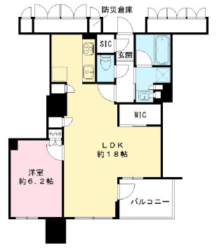 【間取り】 | ブランズタワー大阪本町