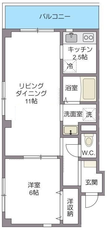 プリーモタナカの間取り|間取りです。