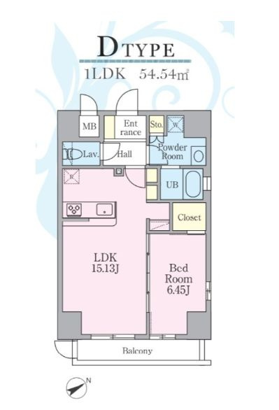 JUSEI RESIDENCEの間取り
