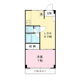 【間取り】 | 栄マンション | 間取りです。