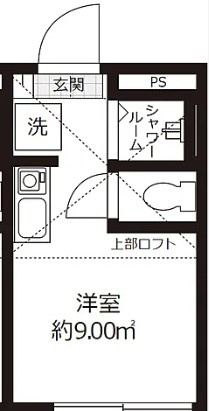 【間取り】 | Studio Apartment 東池袋