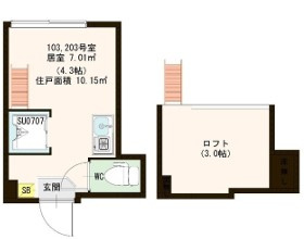 【間取り】 | ブリリアント大原