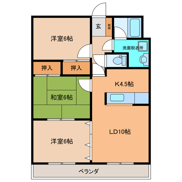 まるせんハイム第2の間取り