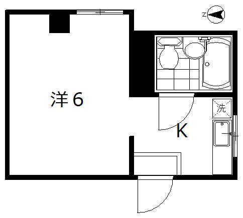 大迫ハイツの間取り