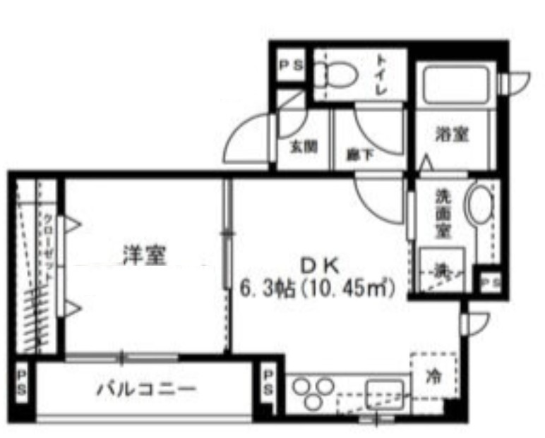 レ・ファミール の間取り|間取りです。