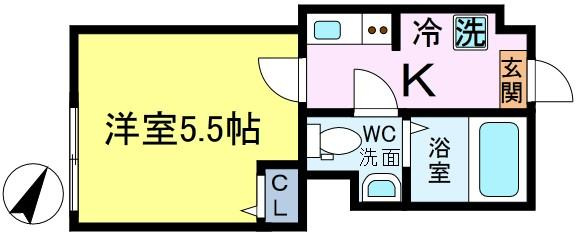 ベルグハイムの間取り