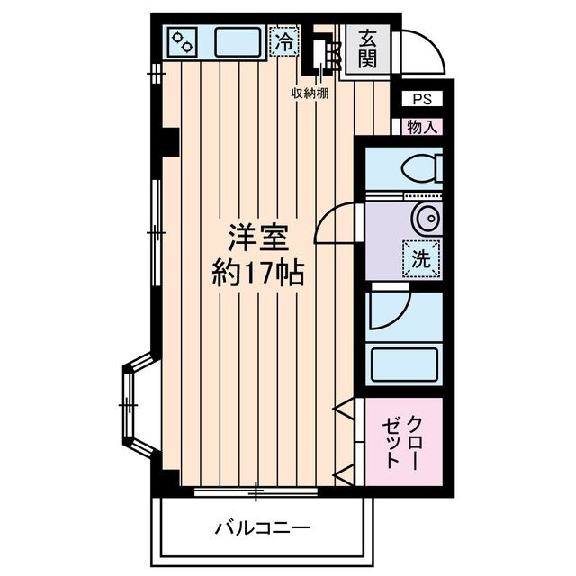 ドミール鎌倉Ⅲの間取り|間取りです。