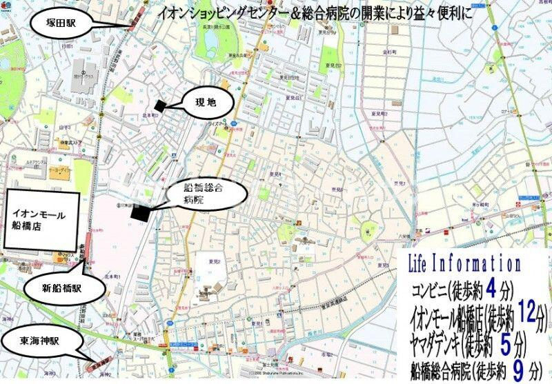 フレラヴィーヌ北本町の地図