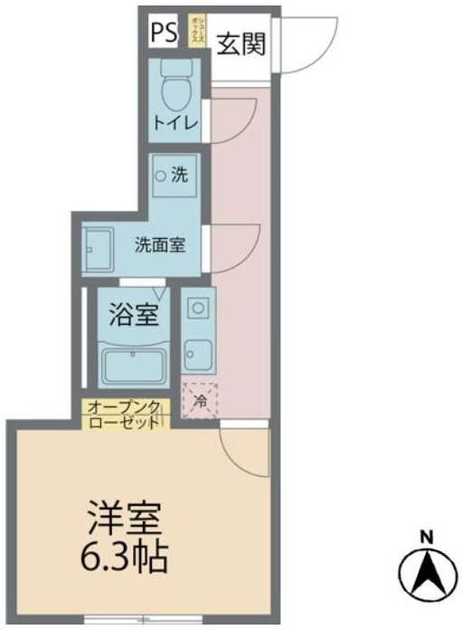 カインドネス小平の間取り