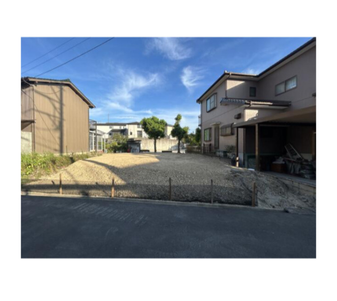 知多郡阿久比町 大字宮津字山田　売り土地の前面道路含む現地写真