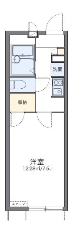 レオパレス友沢の間取り