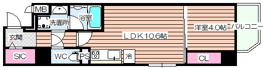 【間取り】 | プライムステージ弁天町
