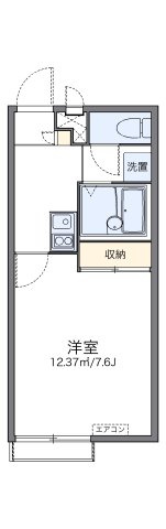 レオパレスゆかり荘の間取り