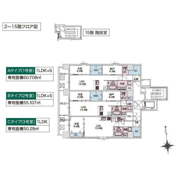 Draw上本町の間取り