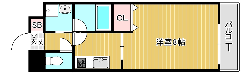 OAK彌榮の間取り