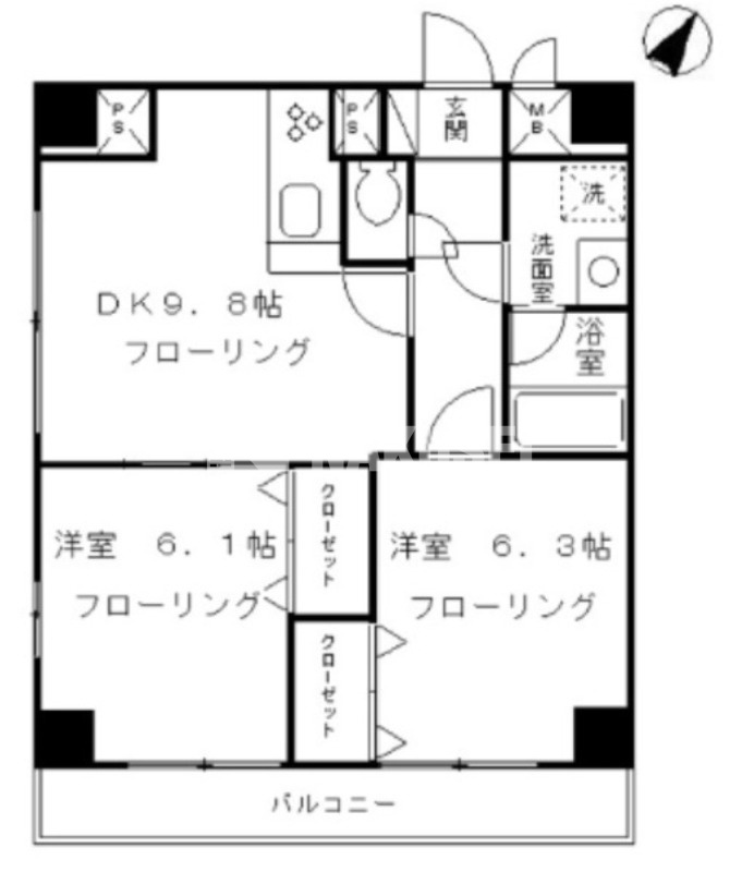 ＣＯＺＹ ＣＯＵＲＴ　三軒茶屋 ＴＯＫＹＯの間取り