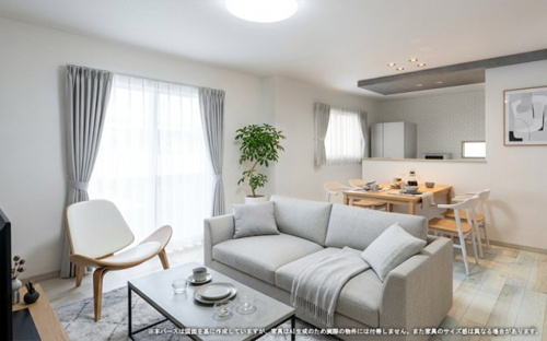 【完成予想図】 【完成予想図】 | 【LDK イメージパース】
※画像は設計図面を基に作成したイメージです。