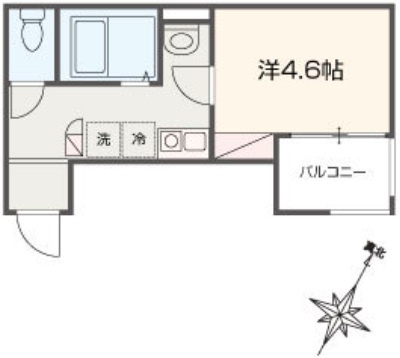 モウモウハウス東村山の間取り
