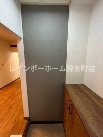 ハピーハイツ亀戸の玄関