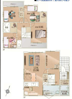  | 【名古屋市名東区赤松台902新築戸建1号棟】香流小学校・香流中学校