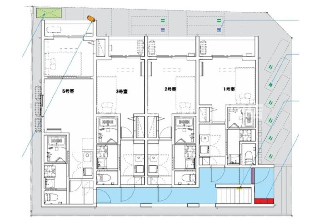 Pulama 相模原※初期費用分割あと払いサービス利用可能物件の区画図