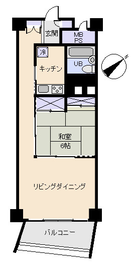プラザ伊豆山の間取り