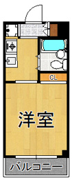 メゾンスリーエイト園田の間取り