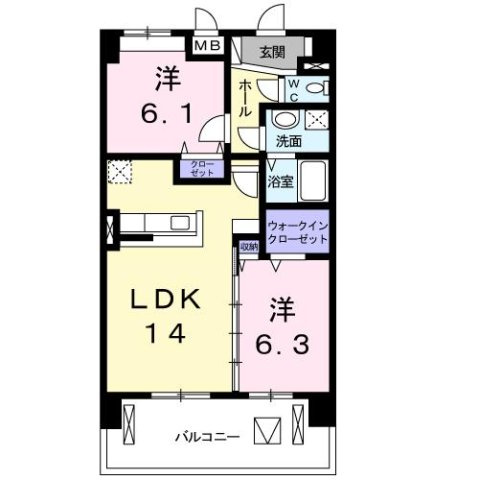 【間取り】 | カシリ・エスポワール | 内覧やご質問は是非エイブル宇都宮東店へご連絡くださいませ！TEL028-614-3103
