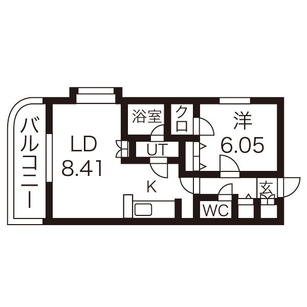 ブランポミエの間取り