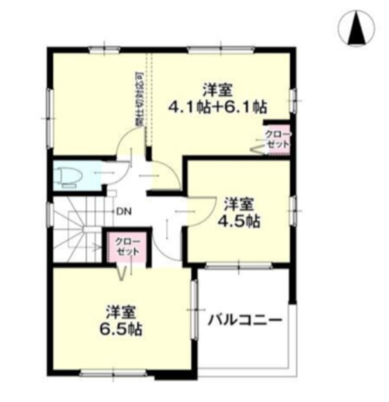 福岡市西区野方8期の間取り