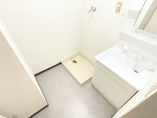 皆川マンションの洗面所
