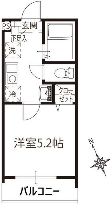 メルディア入間市の間取り
