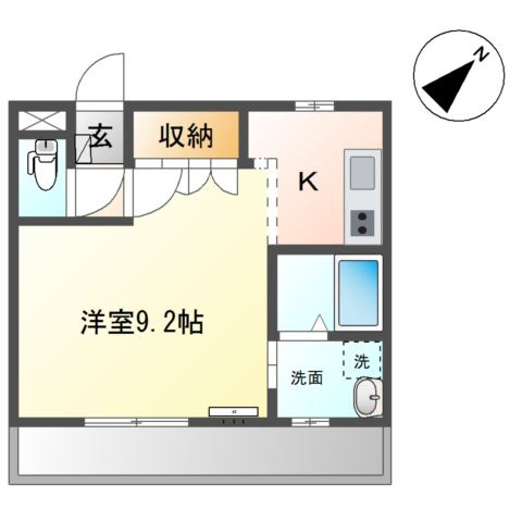 ノースサイドヒルズの間取り
