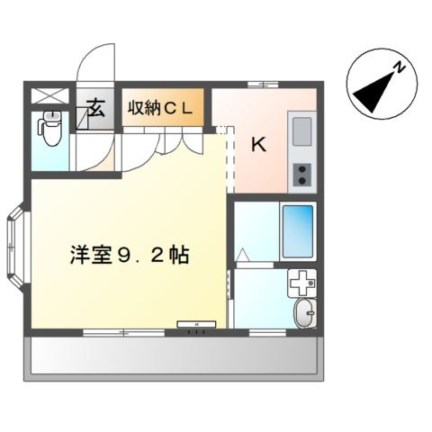ノースサイドヒルズの間取り