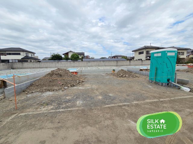 新築　太田市由良町第6　2号棟　Cradle Gardenの外観|現地写真　2027年1月完成予定！同社完成済み物件のご内覧も可能です。お気軽にご連絡ください！
