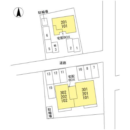 ステラヴィータ A棟の区画図