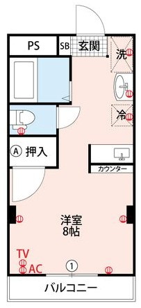 のばらビルの間取り|使い勝手の良い間取りです♪